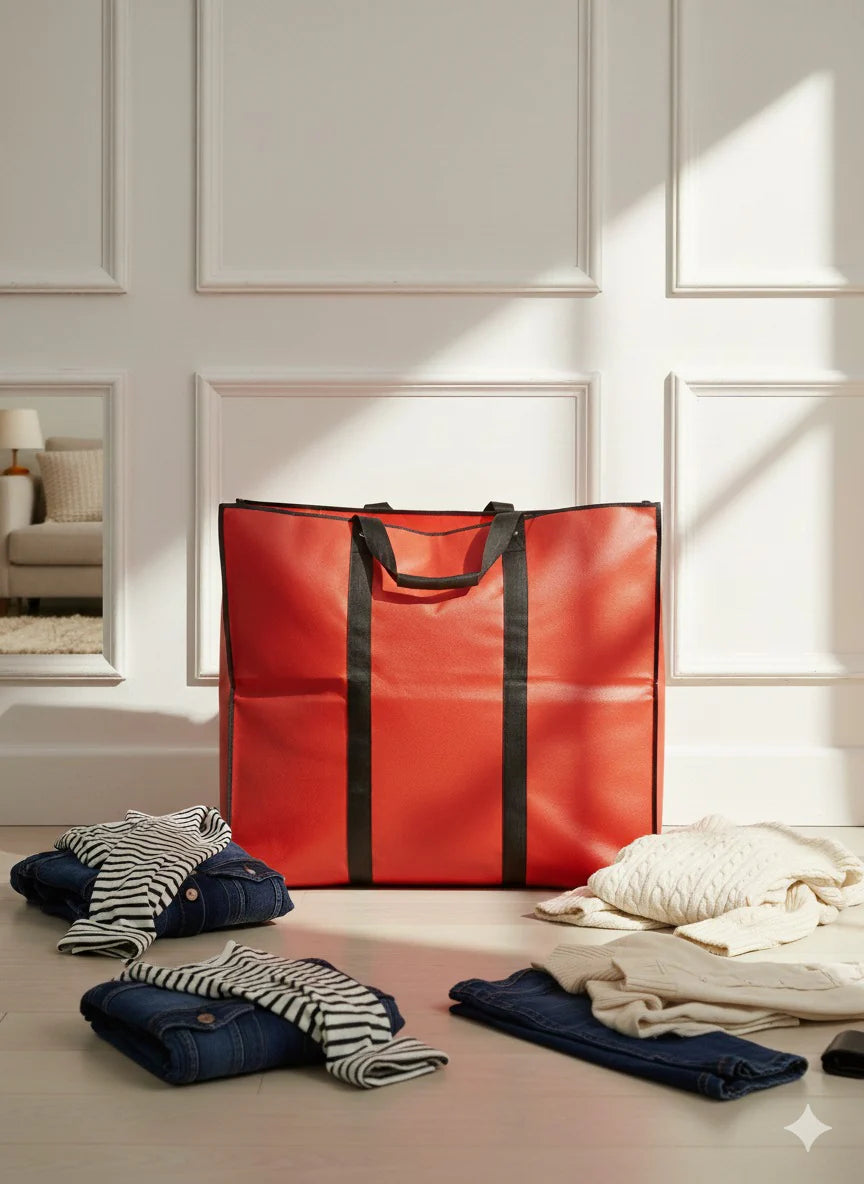 Extra Large Size - Storage Bag - Red - 120 GSM